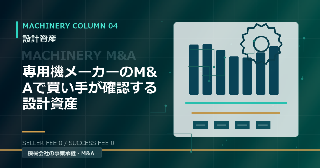 専用機メーカーのM&Aで買い手が確認する設計資産