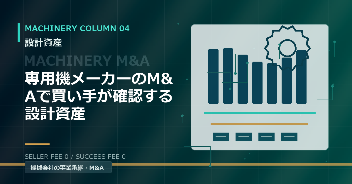 専用機メーカーのM&Aで買い手が確認する設計資産