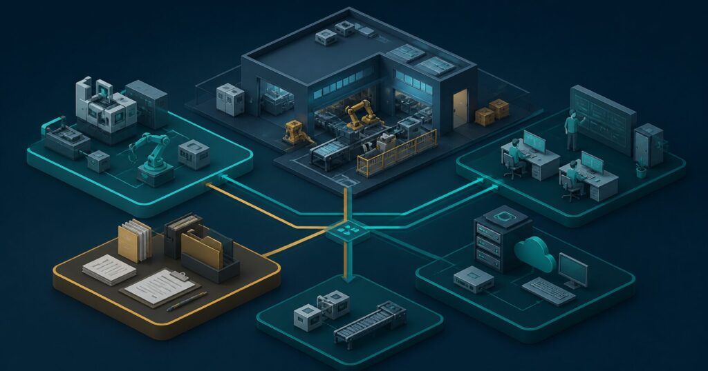 machine m&a carve-out map for separating factory people contracts IT and OT